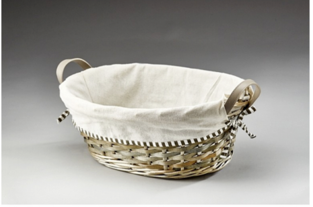 Oval Willow Tray with Liner